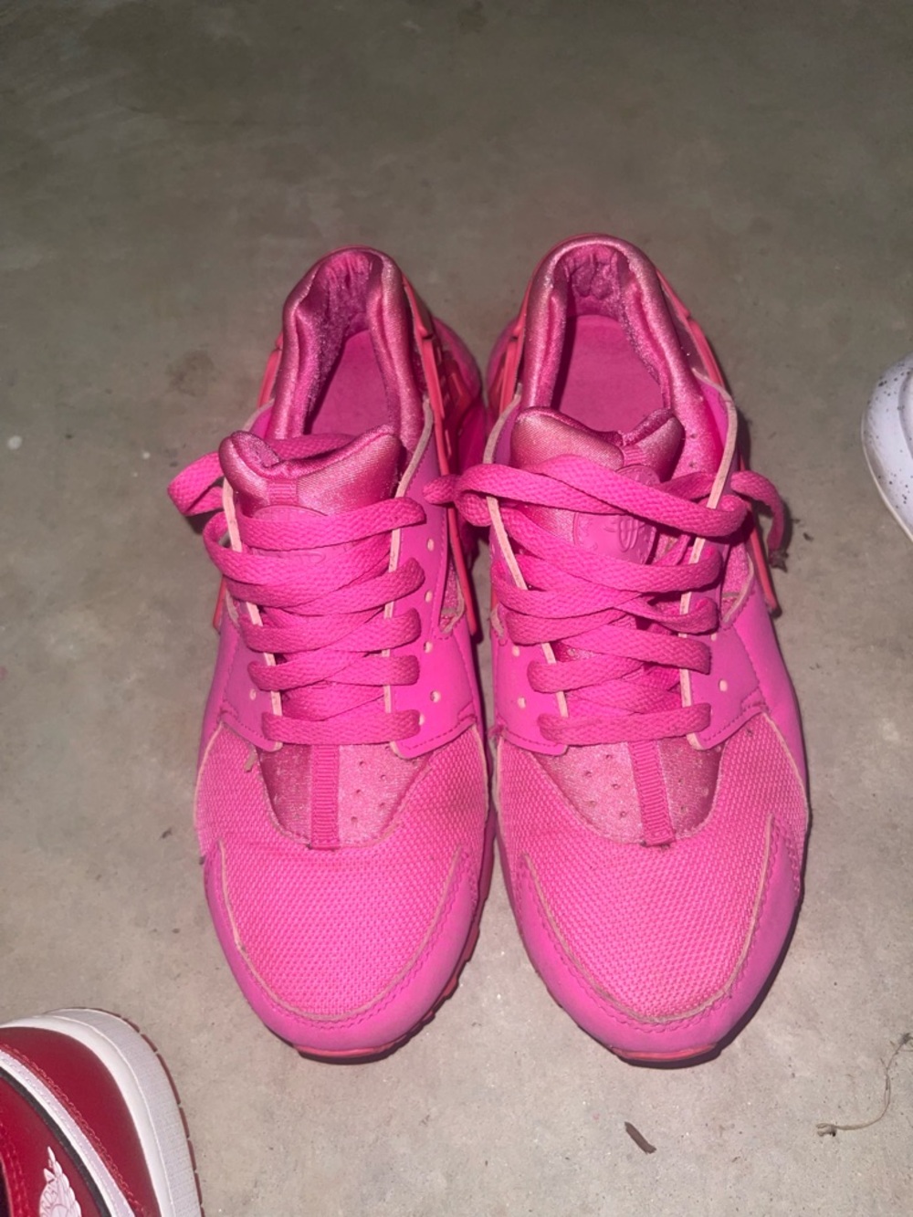Nike Women's Hot Pink Lace-Up Sneakers